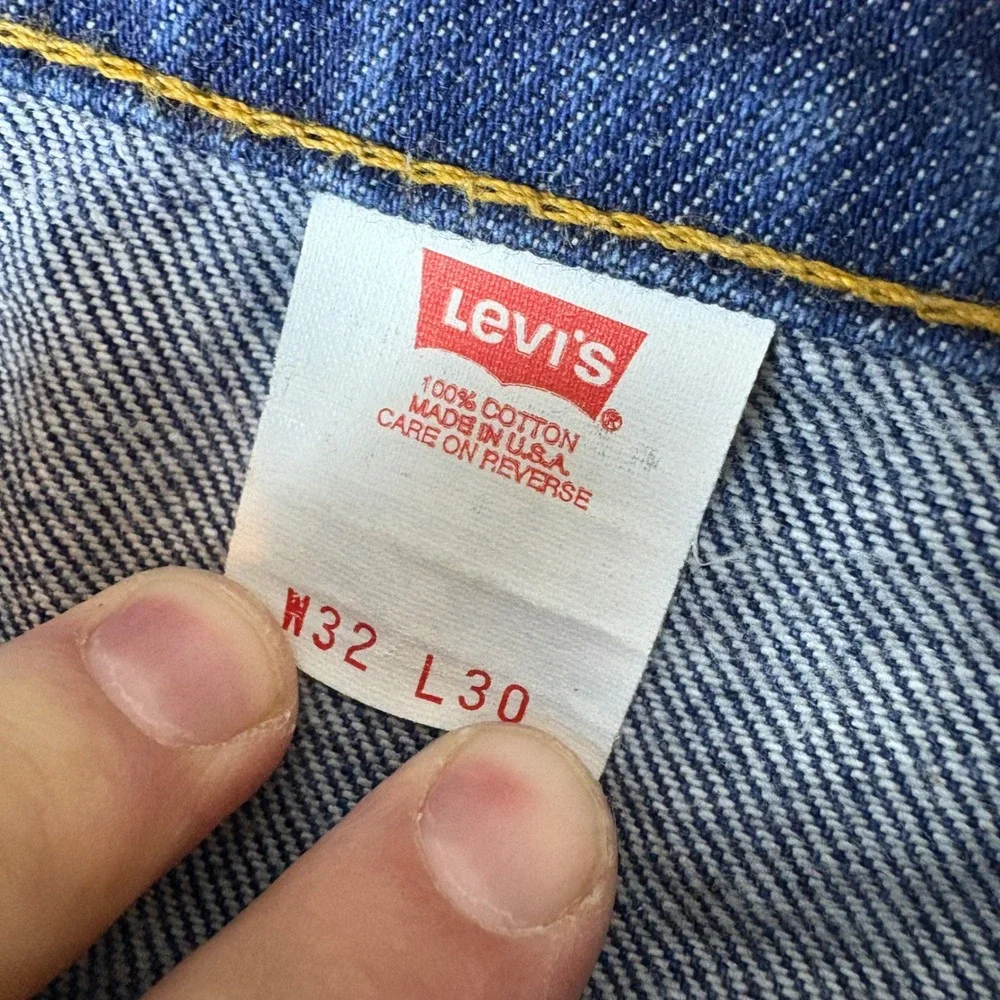 Levi's Jeans Men 32x30 (Fits 32x26) 517 Bootcut Vintage Orange Tab USA Whiskered